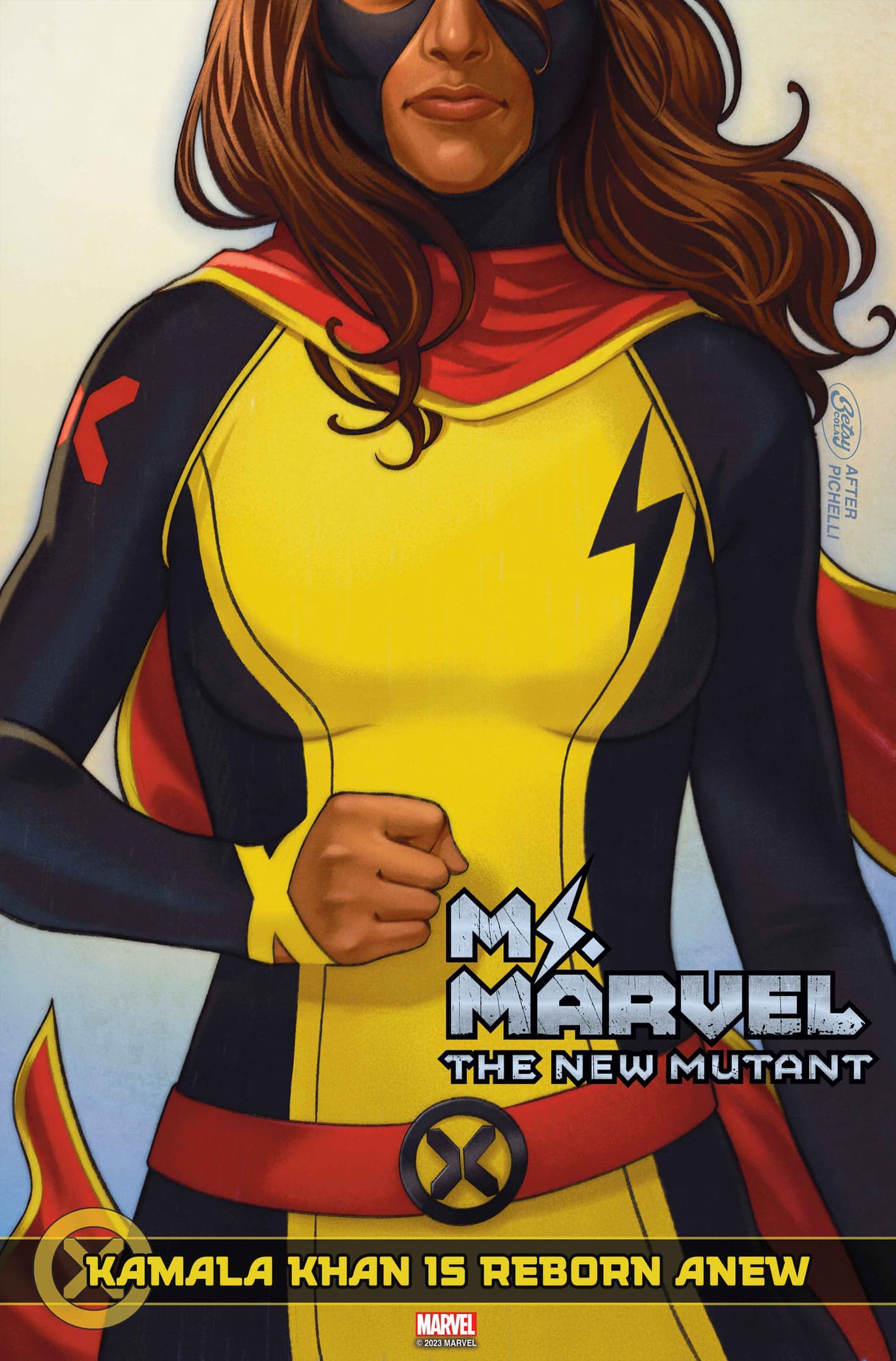 MS. MARVEL: THE NEW MUTANT #1 Homage Variant Cover by Betsy Cola