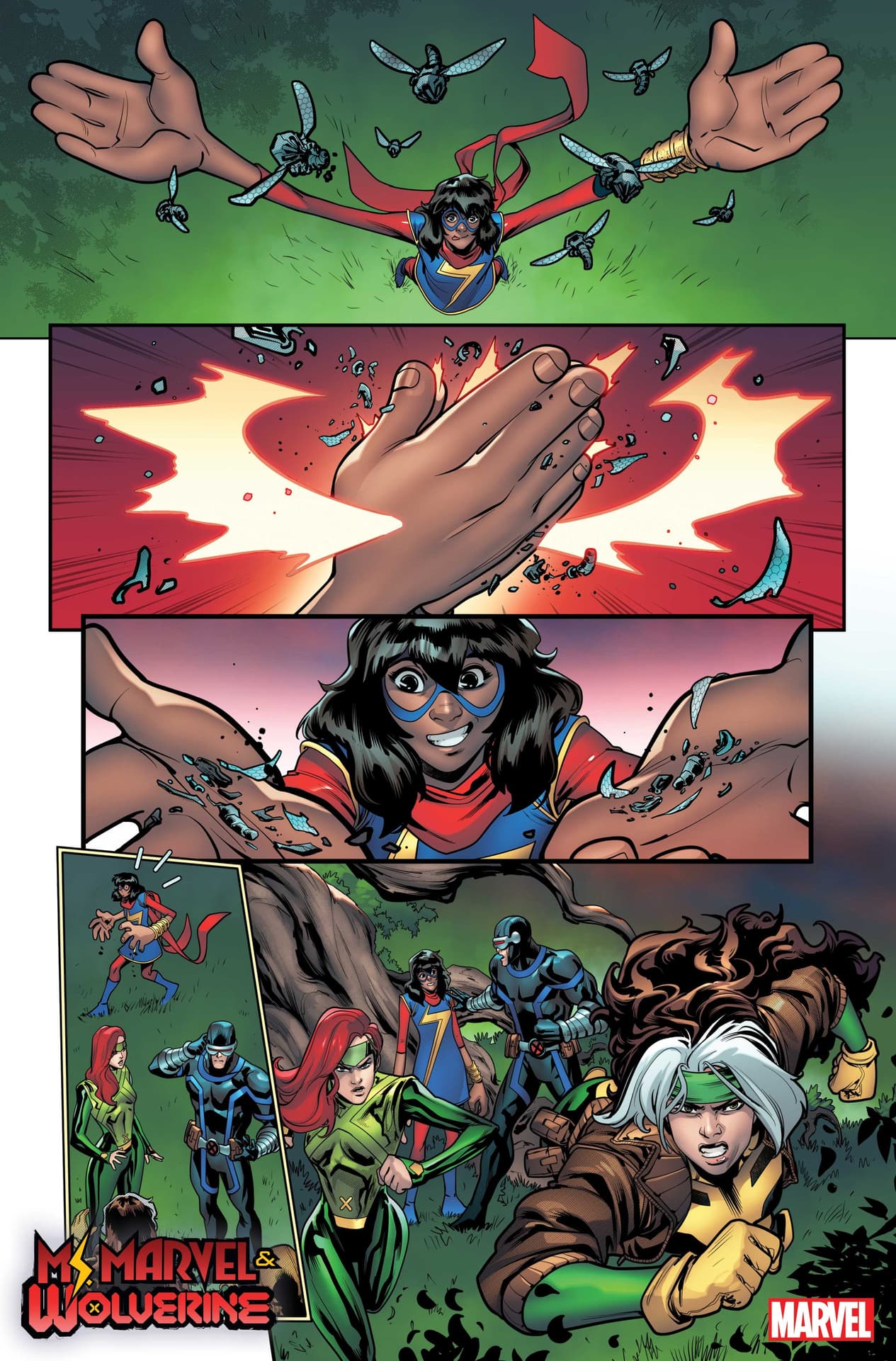 MS. MARVEL AND WOLERINE #1 artwork by Zé Carlos