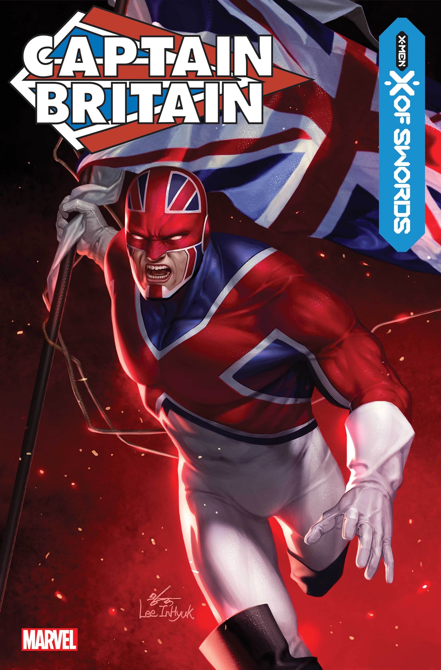 CAPTAIN BRITAIN: MARVEL TALES #1 WRITTEN BY CHRIS CLAREMONT; ART BY HERB TRIMPE, JOHN BYRNE & ALAN DAVIS; COVER BY INHYUK LEE