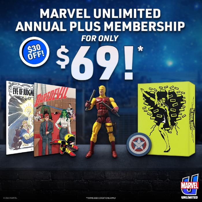 This Year, Become a Marvel Unlimited Annual Plus Member