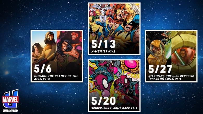 Marvel Unlimited Early Releases May 2024