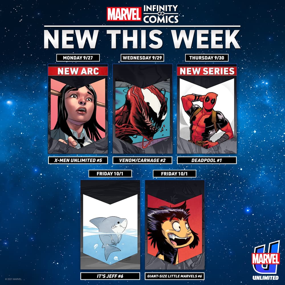 New Infinity Comics this week