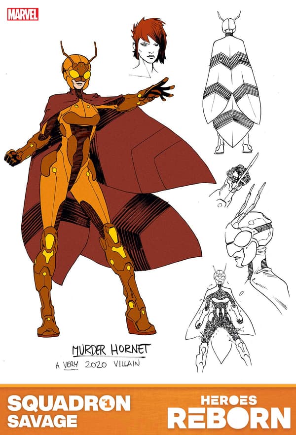 Meet Murder Hornet: Get a Closer Look at Some of 'Heroes Reborn