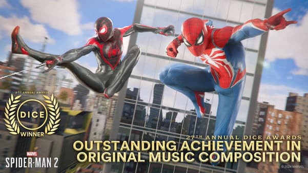 DICE Awards 2024 Winner Marvel's Spider-Man 2 Original Music Composition