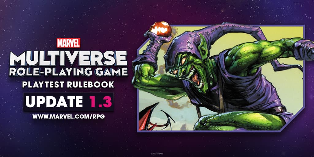 Marvel Multiverse Role-Playing Game Rolls Out New 1.3 Game Update