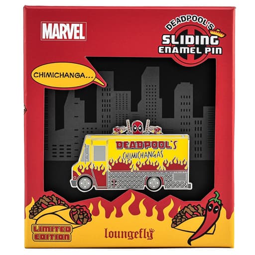 Deadpool's Chimichanga Truck Enamel Pin / Loungefly