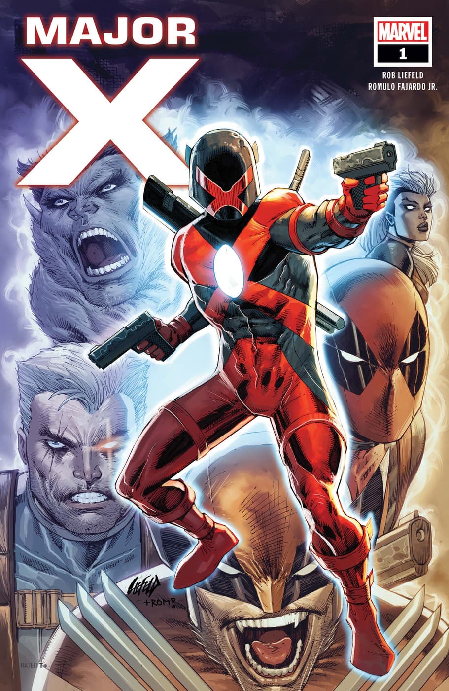MAJOR X #1 cover by Rob Liefeld