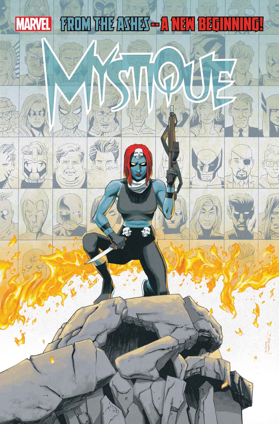 MYSTIQUE #1 cover by Declan Shalvey