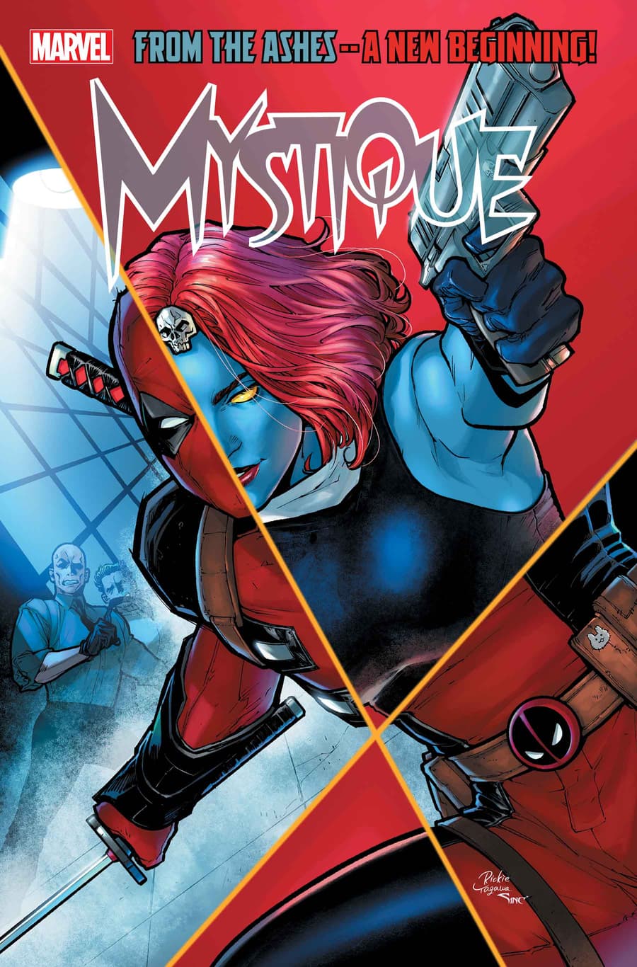 MYSTIQUE #1 Deadpool Variant Cover by Rickie Yagawa