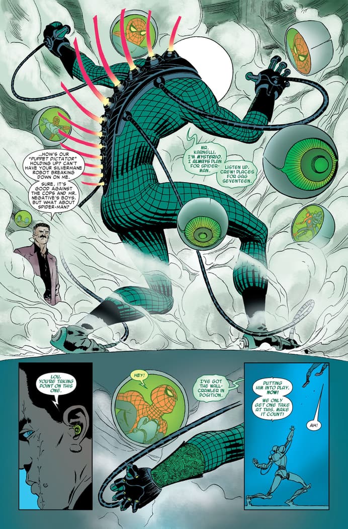 Mysterio's high tech illusions