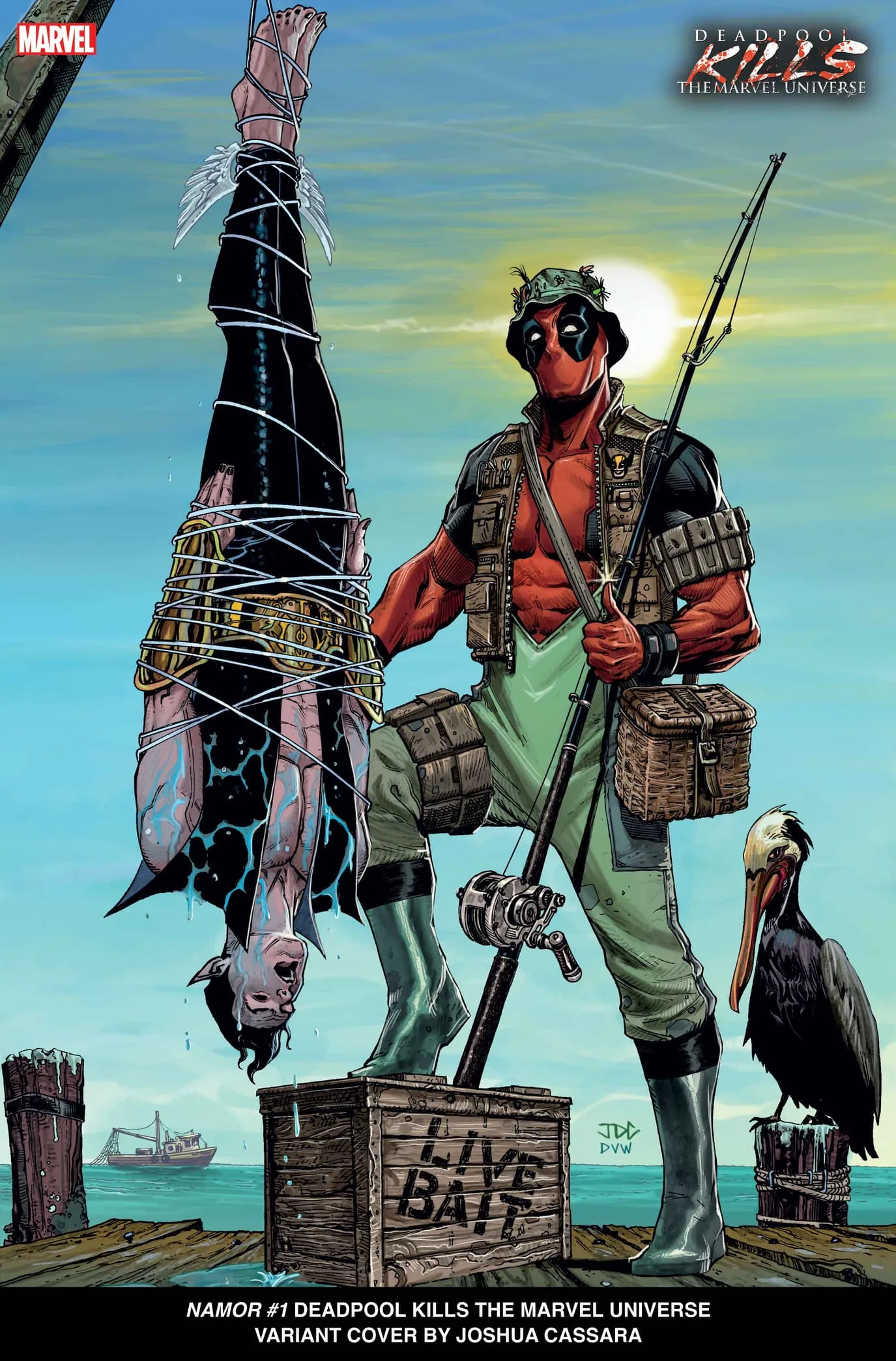 Deadpool Kills the Marvel Universe' Covers Send the Merc with the