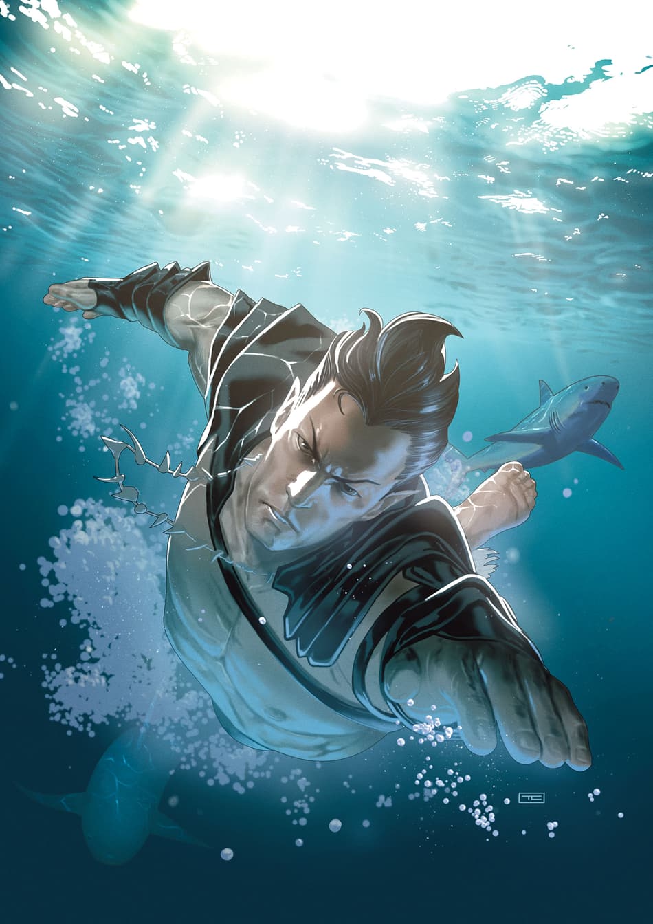 NAMOR: CONQUERED SHORES (2022) #1 variant cover by Taurin Clarke.