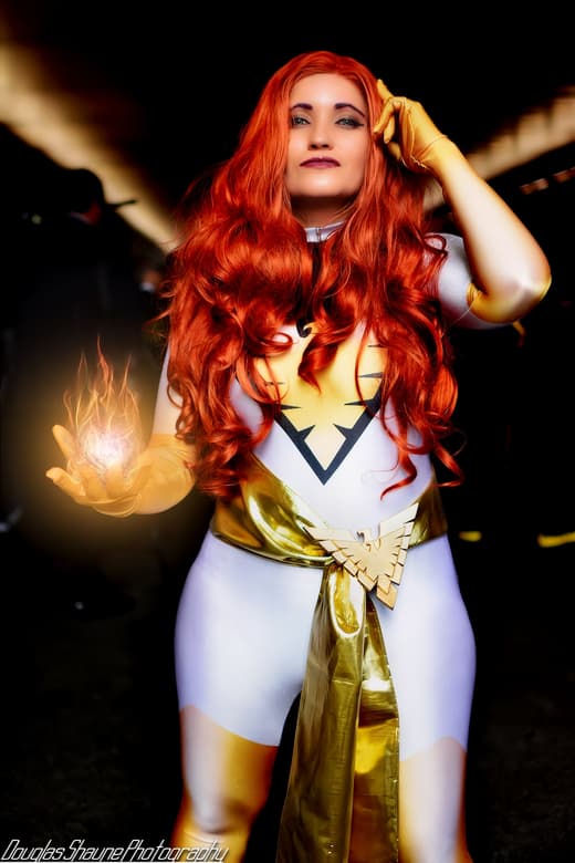 Natasha Carmona AKA Tashi.o Geekgirl Cosplay as Phoenix