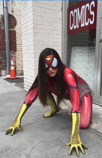 Tashi.o Geekgirl Cosplay as Spider-Woman