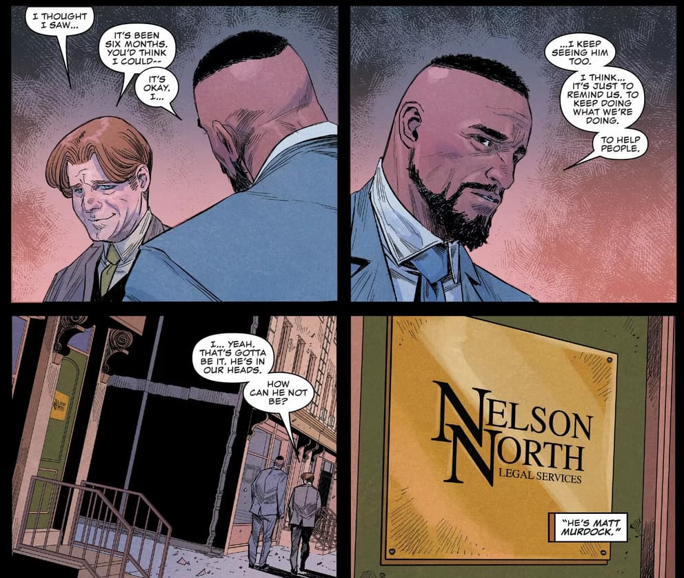 DAREDEVIL (2022) #14 artwork by Marco Checchetto and Matthew Wilson