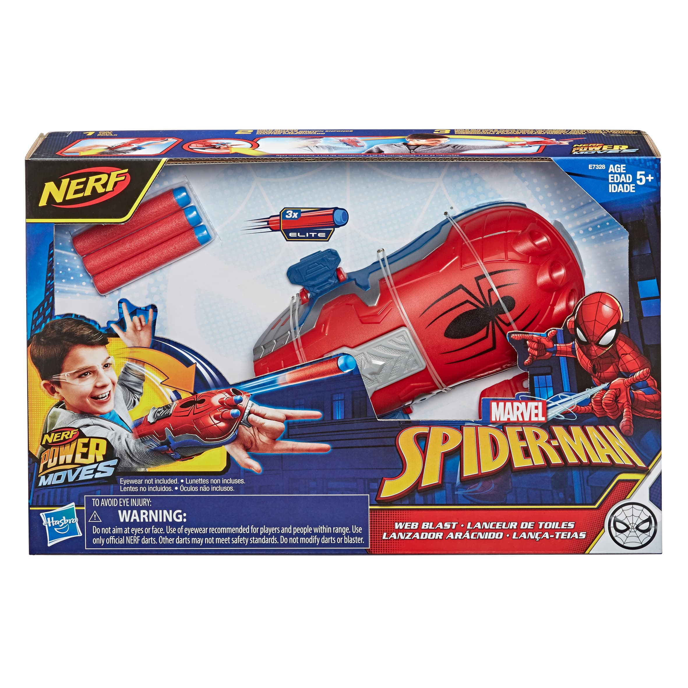 Nerf Power Moves Spider-Man Web Blast