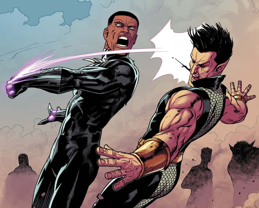 Black Panther punches Namor