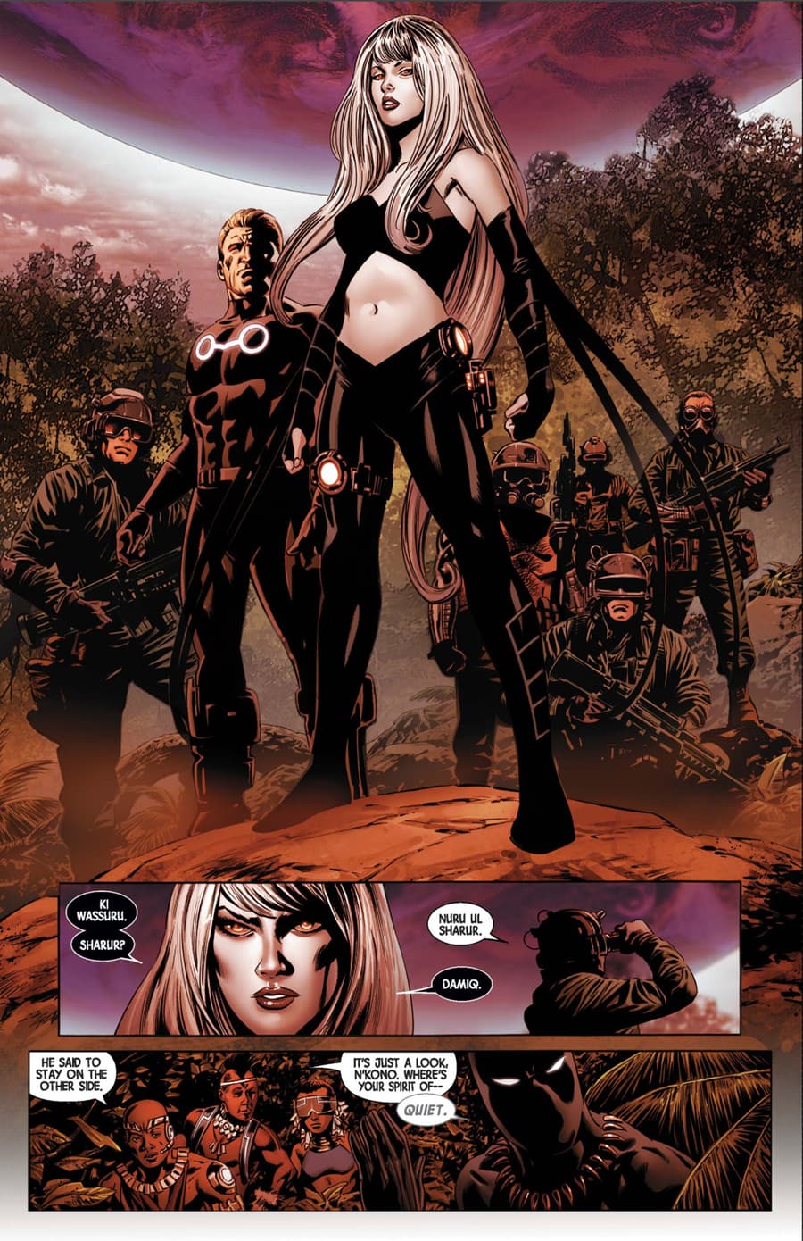 NEW AVENGERS (2013) #1 page by Jonathan Hickman, Steve Epting, and Rick Magyar