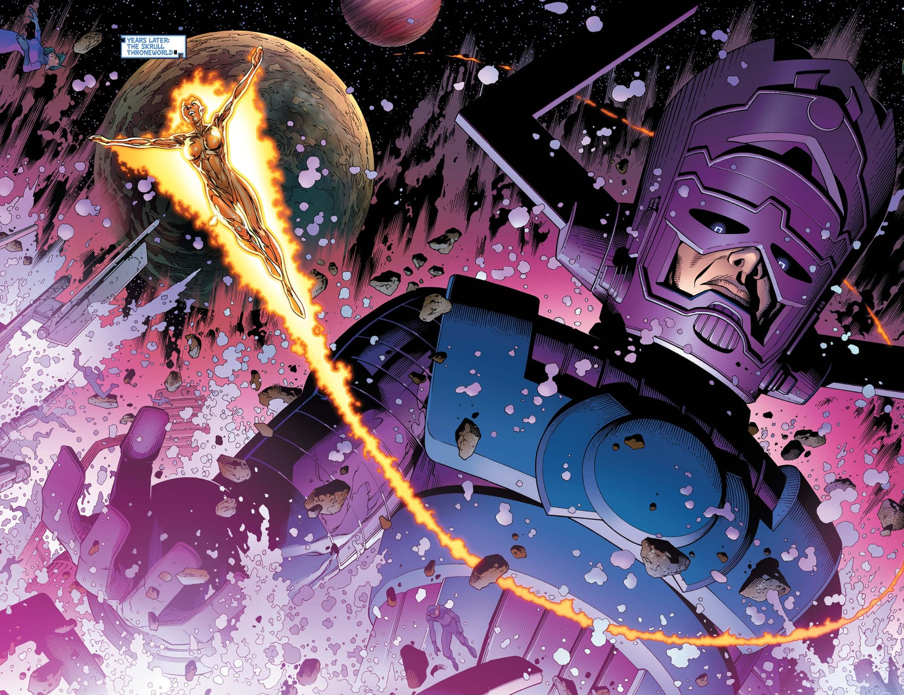 NEW AVENGERS (2004) #40 artwork by Jim Cheung, John Dell, and Justin Ponsor
