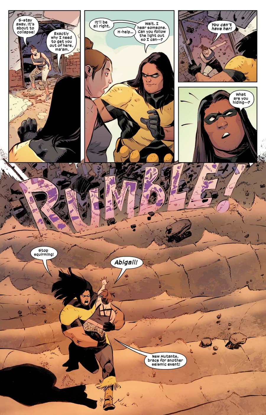 NEW MUTANTS (2019) #20 page by Vita Ayala and Alex Lins