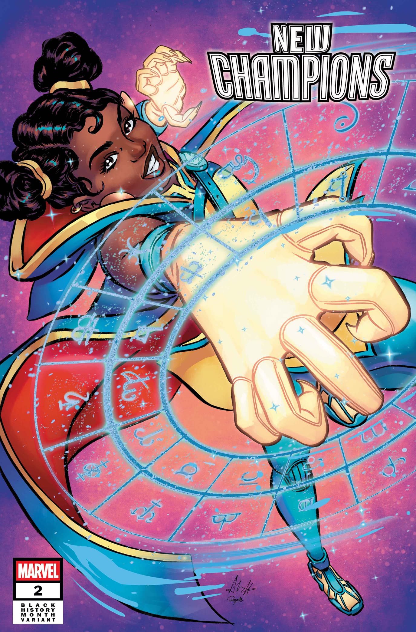 NEW CHAMPIONS #2 Black History Month Variant Cover by Alitha Martinez