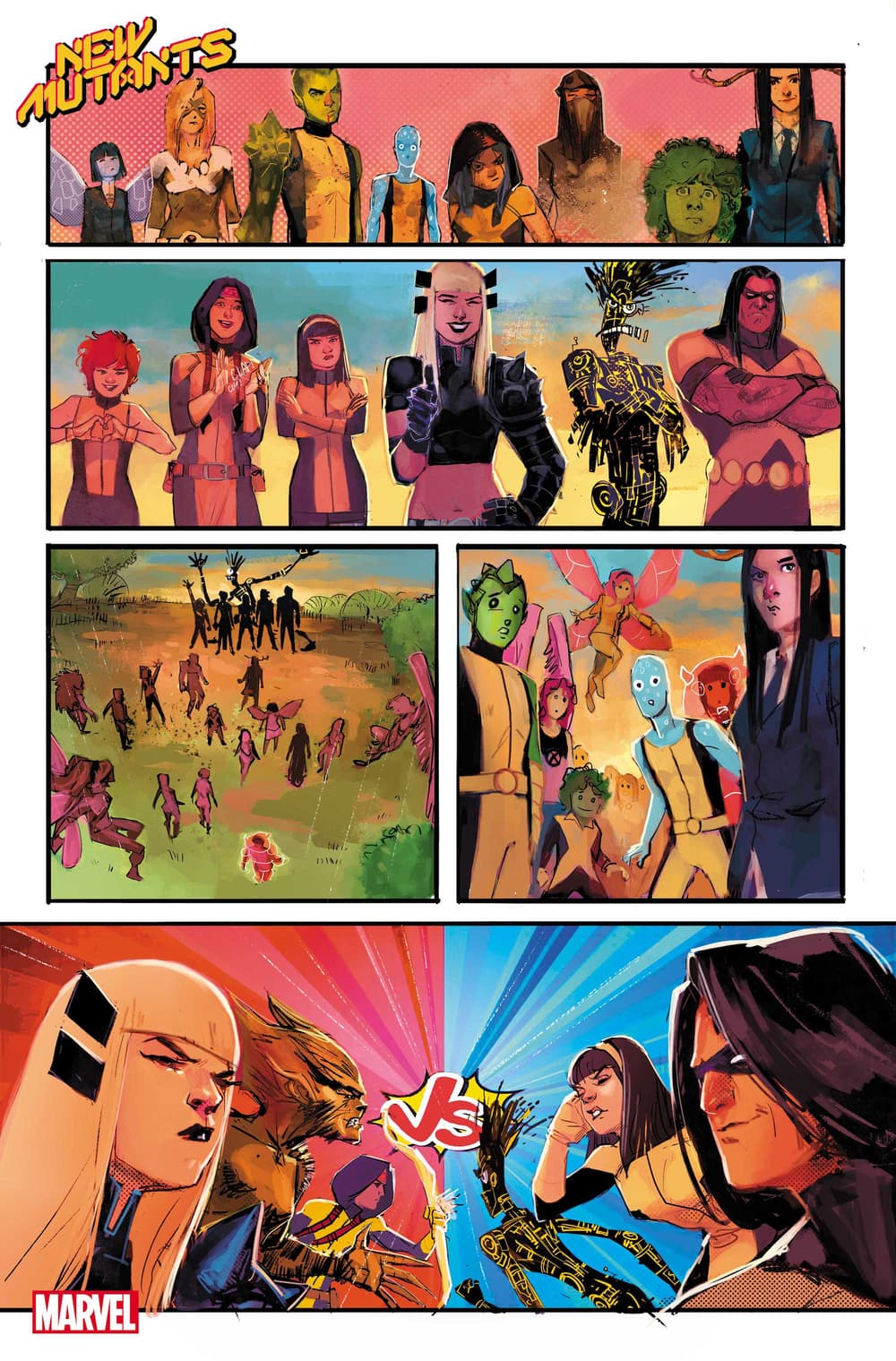 NEW MUTANTS #14 preview art by Rod Reis
