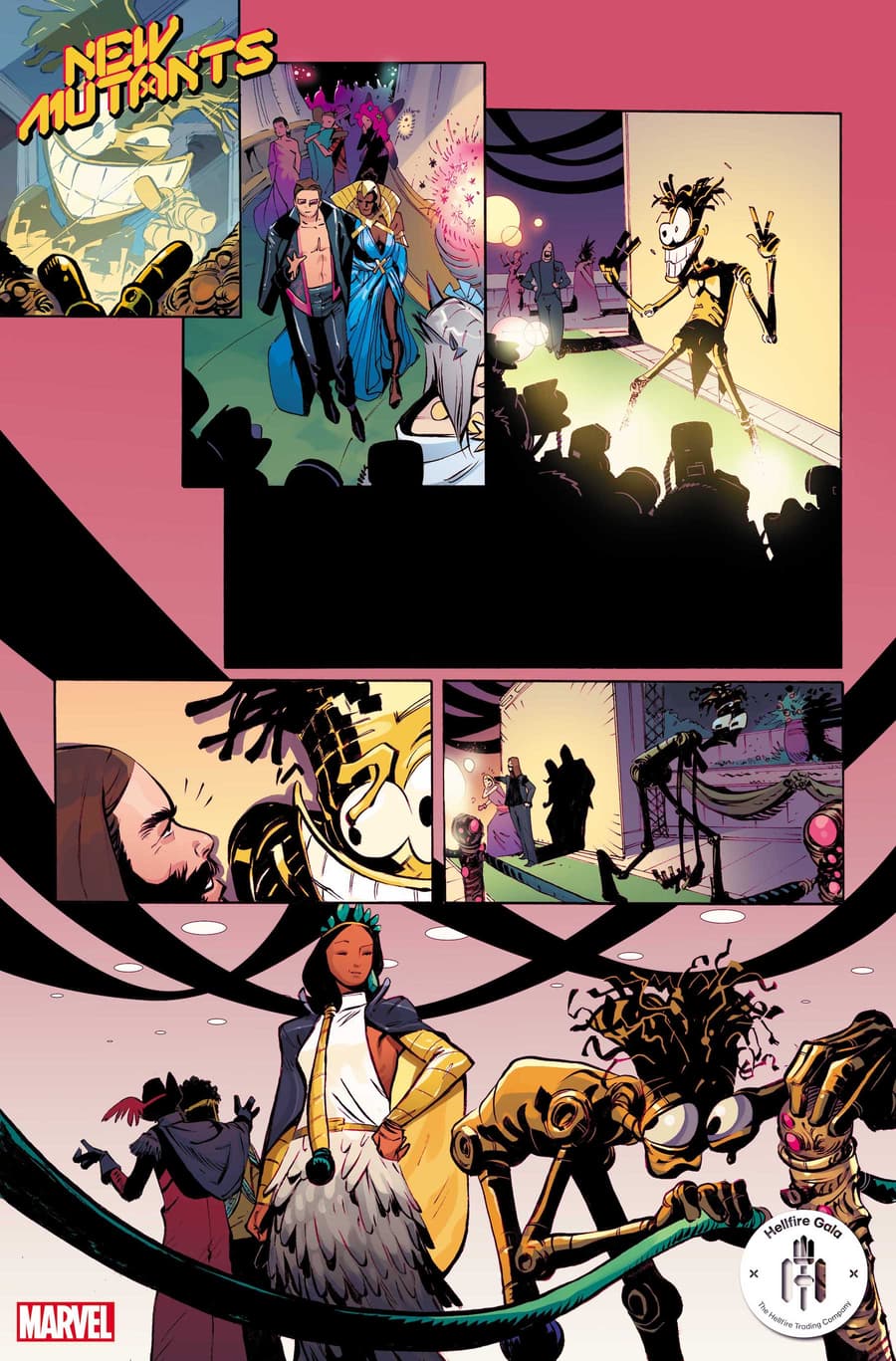 NEW MUTANTS #19 preview art by Alex Lins with colors by Matt Milla