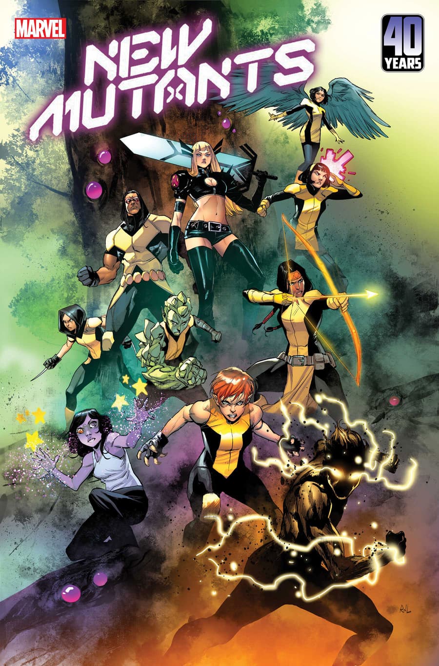 NEW MUTANTS #30 cover by Rafael De Latorre