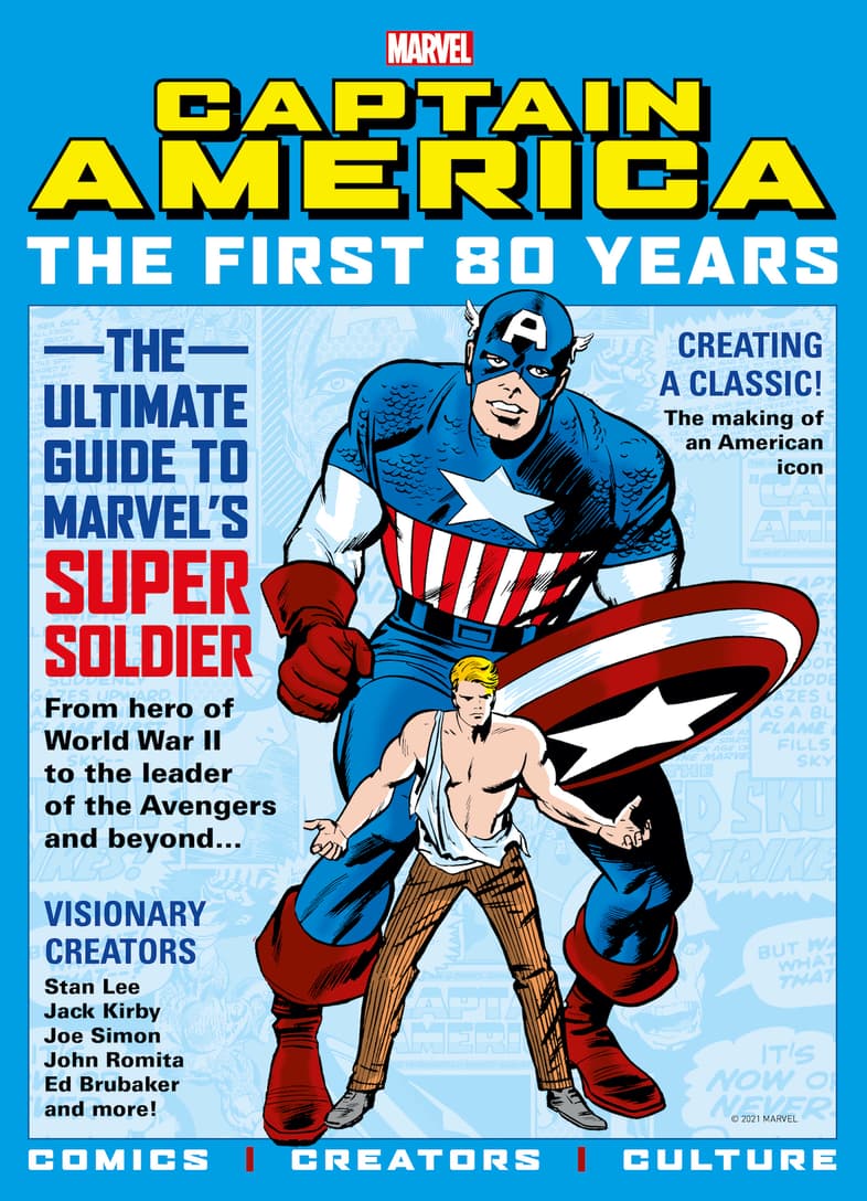 Marvel's Captain America: The First 80 Years - News Stand Cover