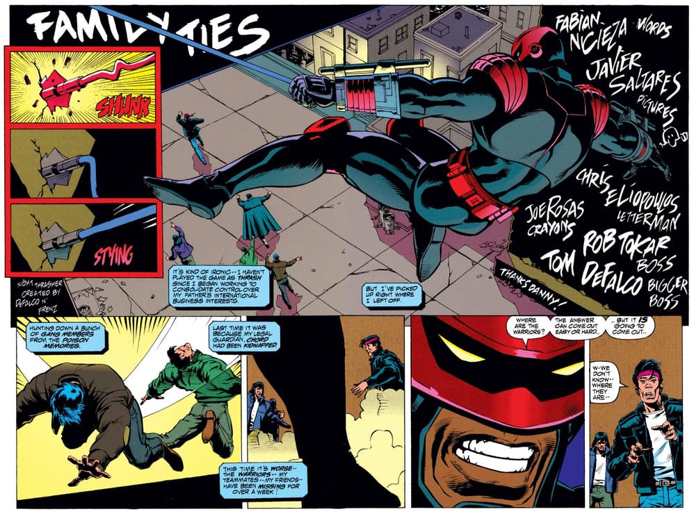 NIGHT THRASHER (1993) #1 pages by Fabian Nicieza and Javier Saltares