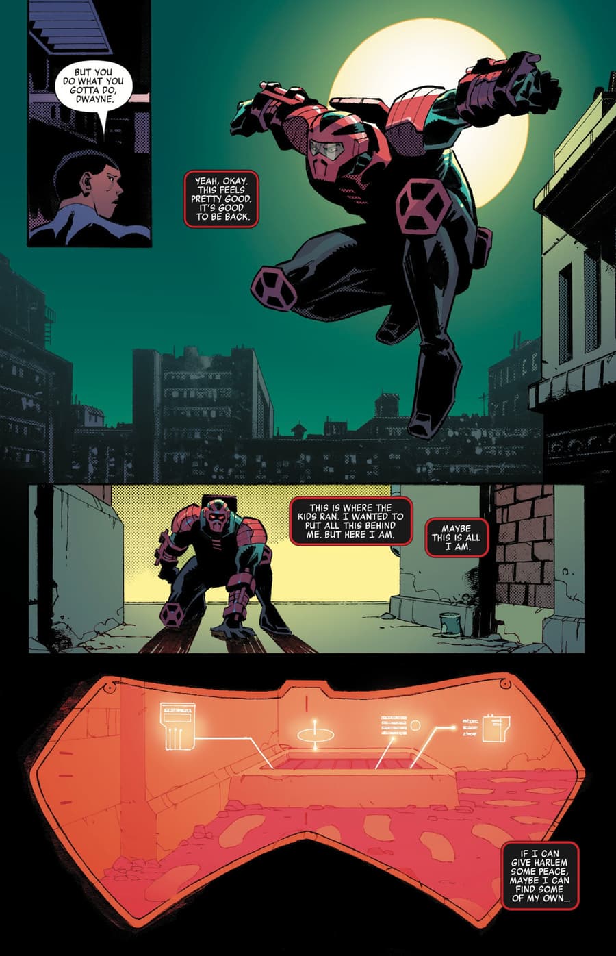 NIGHT THRASHER (2024) #1 page by J. Holtham and Nelson Dániel