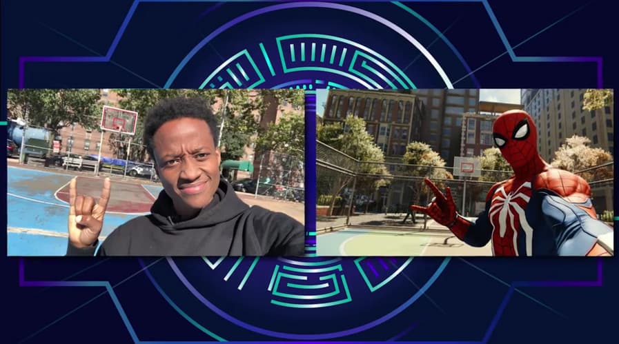 Nore Davis Marvel Spider-Man PS4 selfies