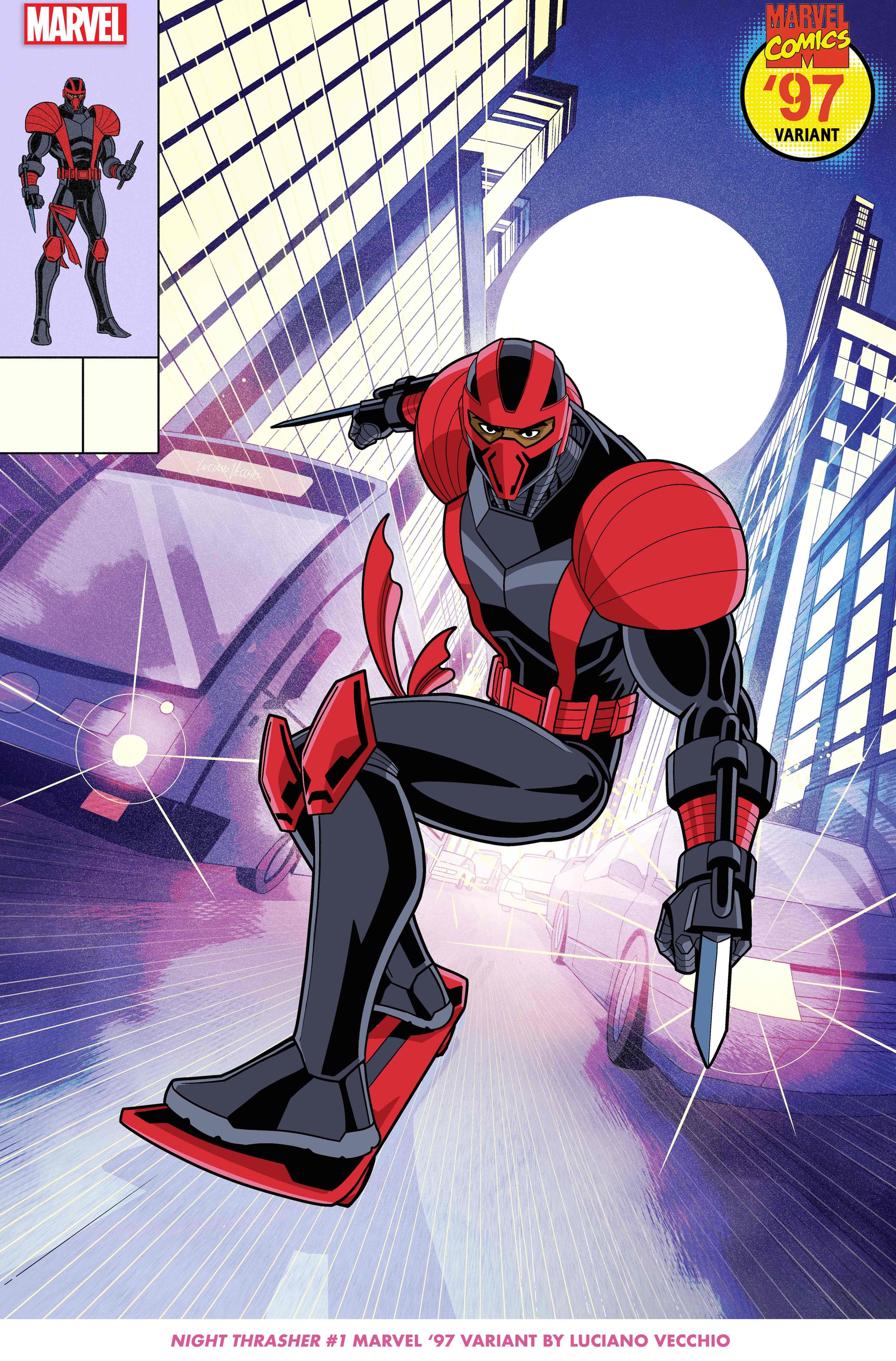 NIGHT THRASHER #1 MARVEL ‘97 Variant by Luciano Vecchio​​​​​​​