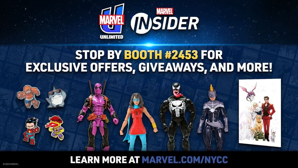 NYCC 2023 All the Exclusive Offers and Giveaways for Marvel Unlimited