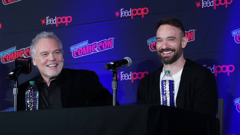 'Daredevil: Born Again' stars Vincent D'Onofrio and Charlie Cox at NYCC 2024