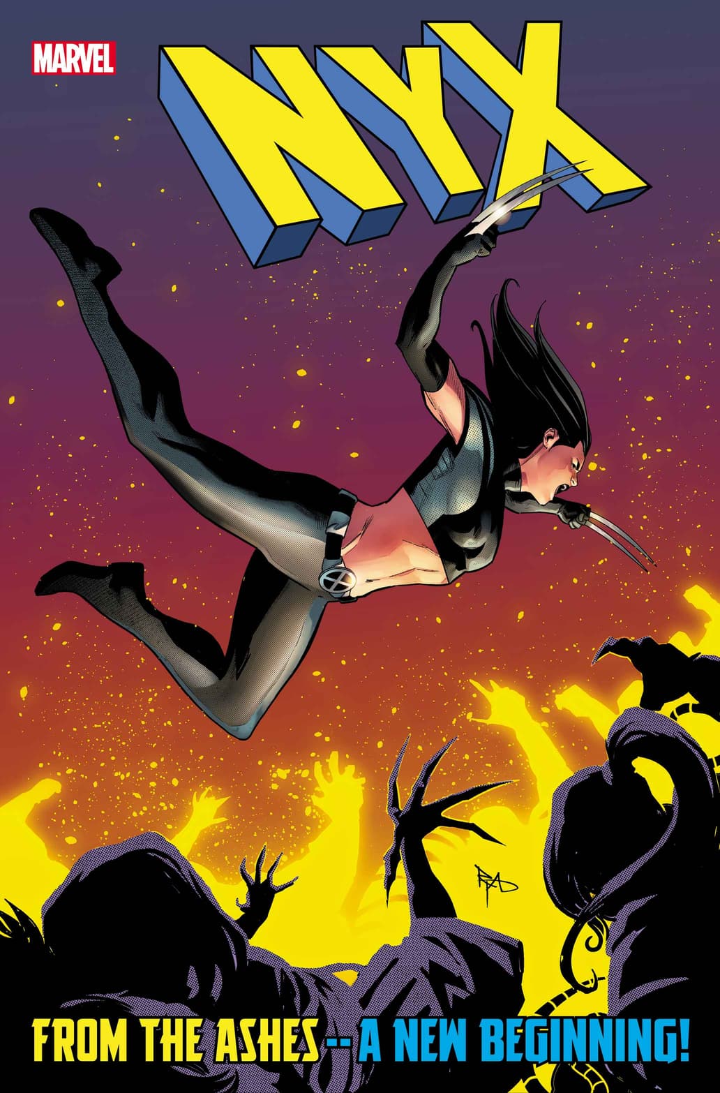 NYX #1 variant cover by Rogê Antônio