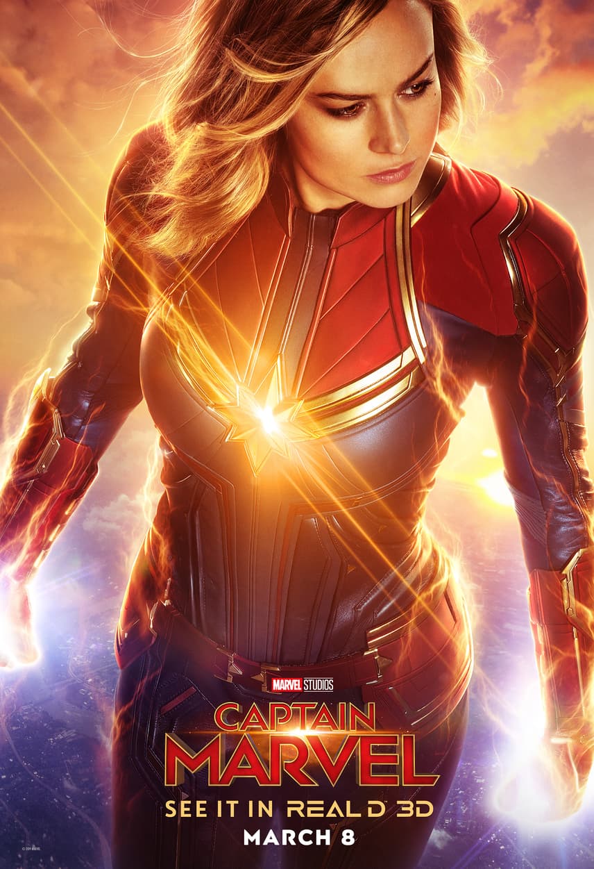 RealD 3D Exclusive Captain Marvel Poster