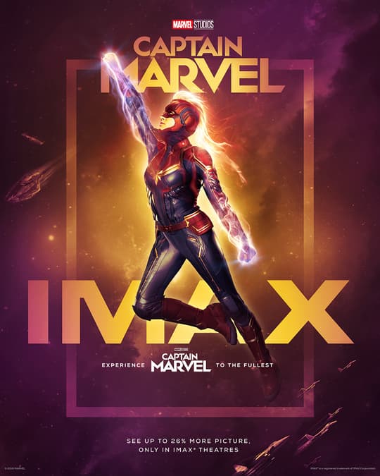 IMAX Exclusive Captain Marvel Poster
