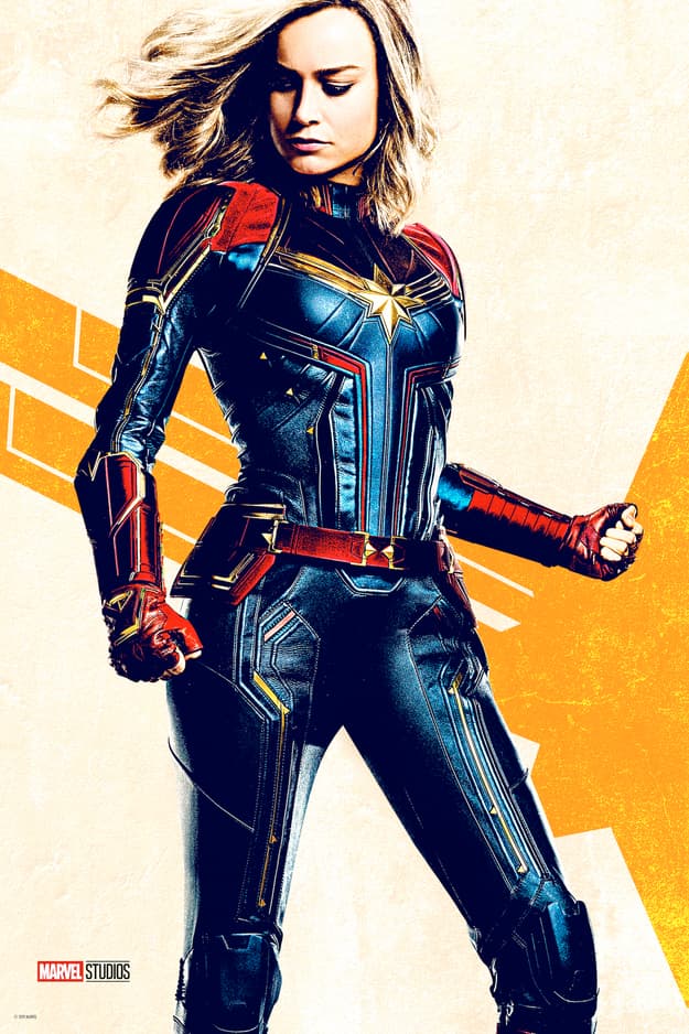 Captain Marvel Wild Postings art