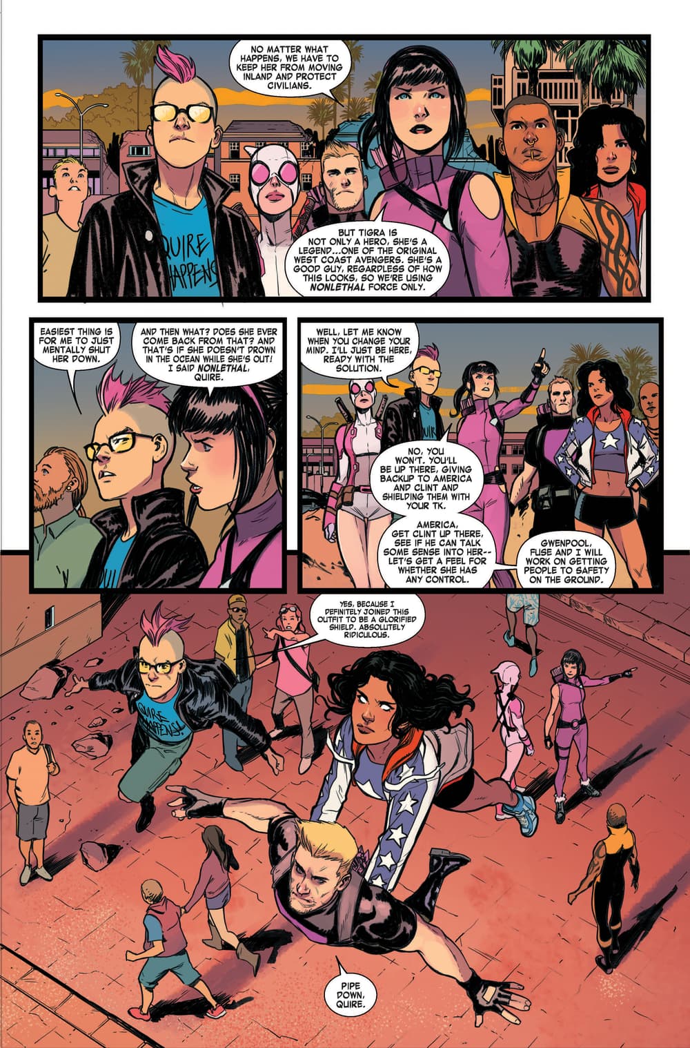 West Coast Avengers 1 preview page