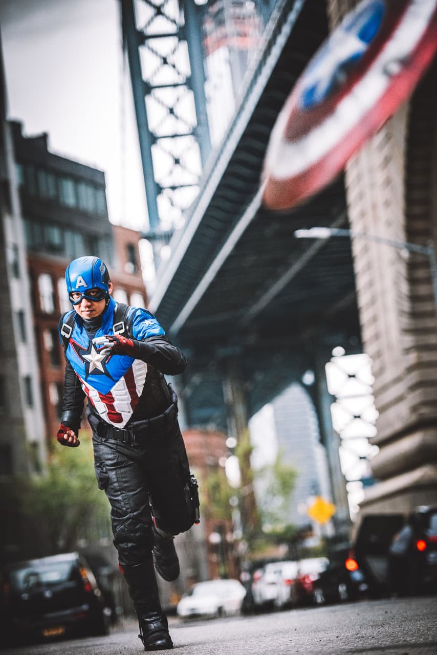 Patrick Skye as Captain America