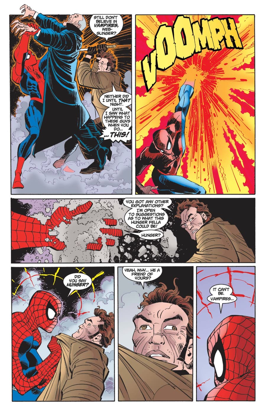 PETER PARKER: SPIDER-MAN (1999) #7 page by Howard Mackie and John Romita Jr.