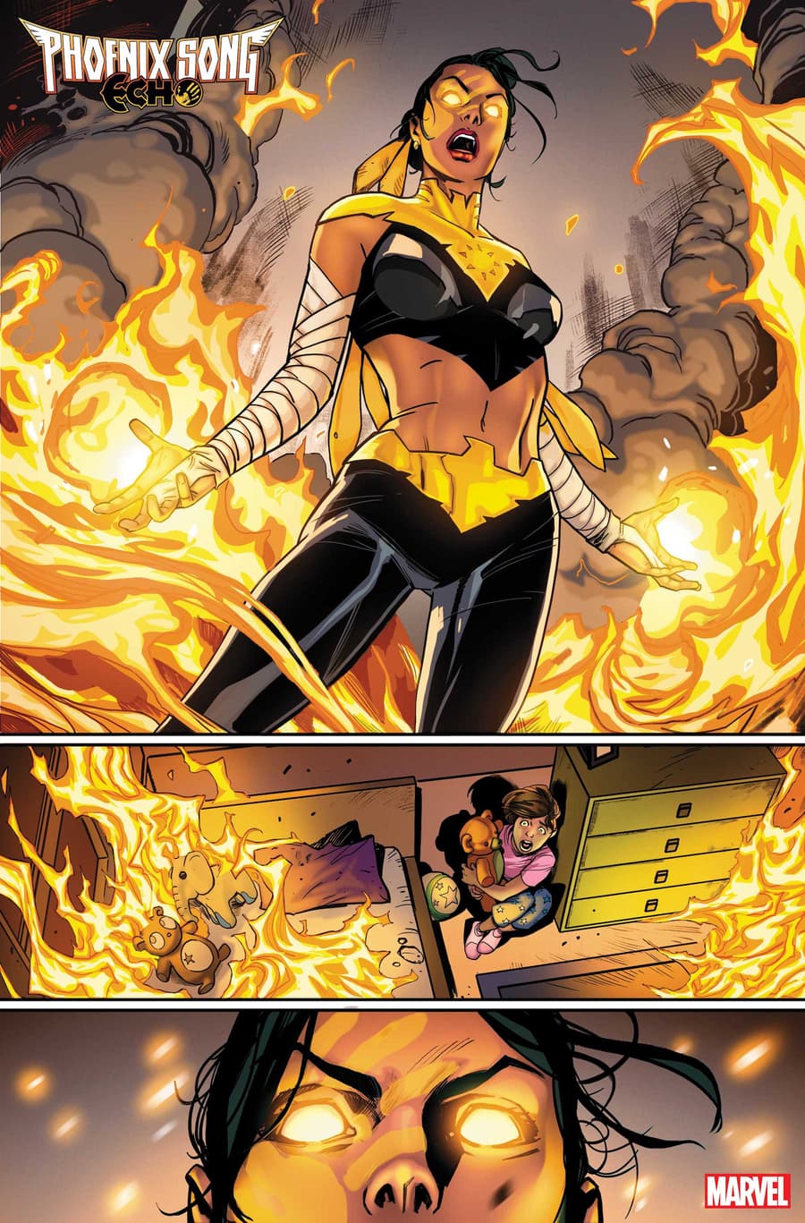 PHOENIX SONG: ECHO #1 preview art by Luca Maresca with colors by Carlos Lopez