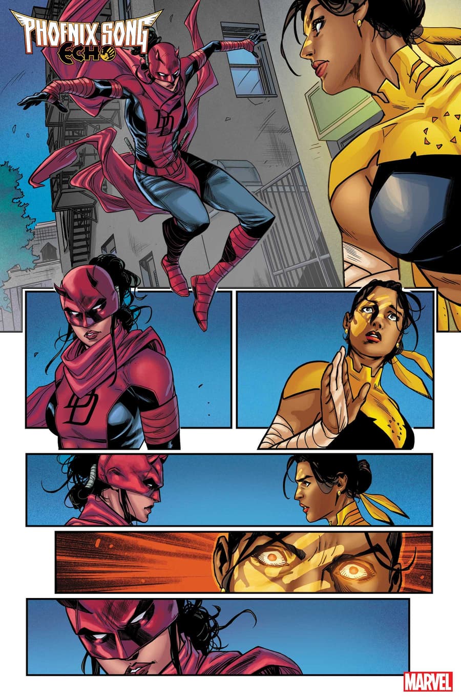 PHOENIX SONG: ECHO #1 preview art by Luca Maresca with colors by Carlos Lopez