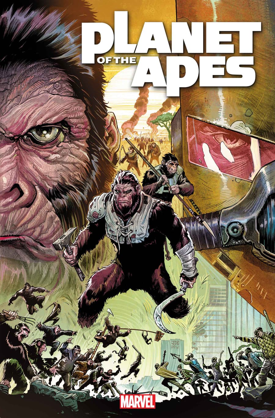 PLANET OF THE APES #1 cover by Joshua Cassara