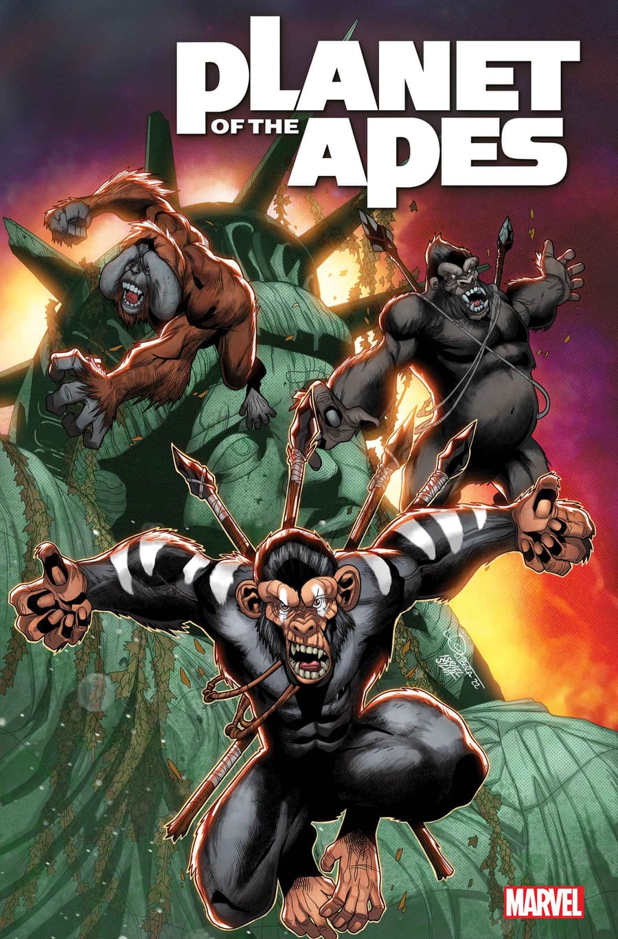 PLANET OF THE APES #1 variant cover by Mike McKone
