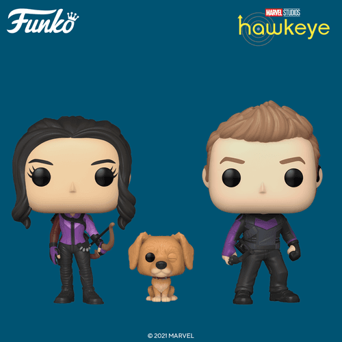 Hawkeye, Kate Bishop & Lucky Funko Pops