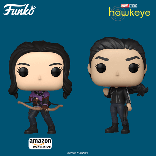 Kate Bishop and Maya Lopez Funko Pops