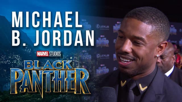 Michael B. Jordan Arrives at Marvel Studios' Black Panther World ...