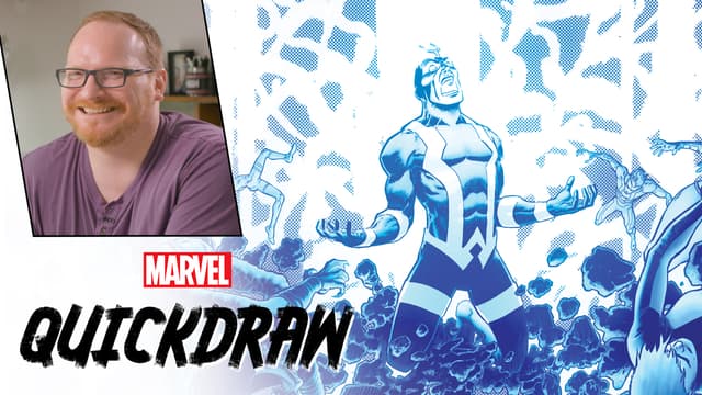 Aaron Kuder draws Death of the Inhumans | Marvel Quickdraw